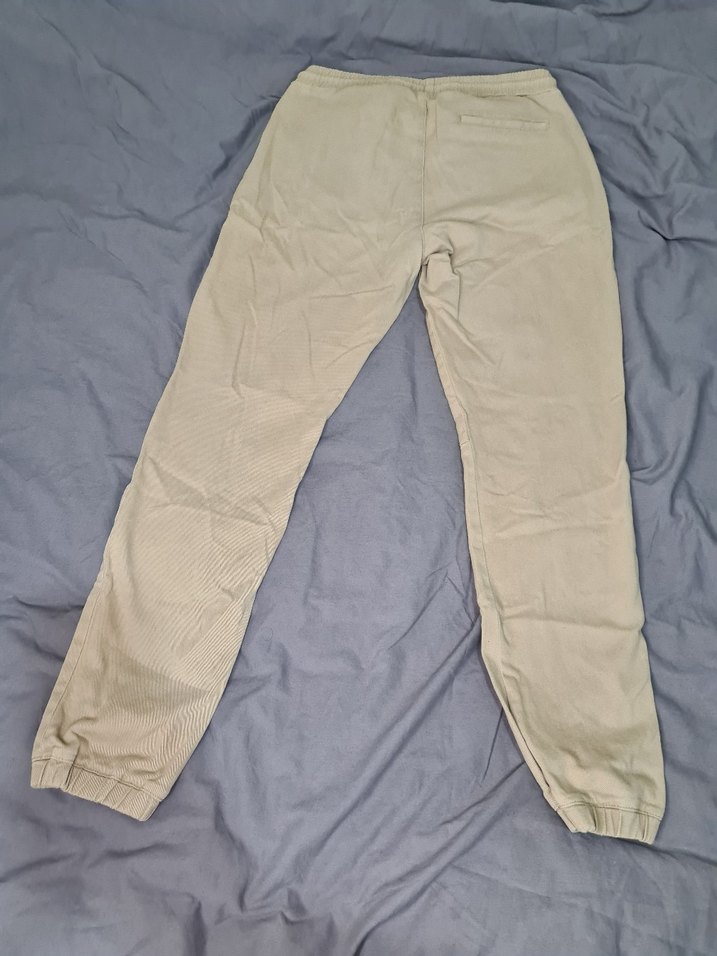 Bej Rahat Kesim Erkek Keten Pantolon - Görsel 3