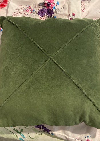 Bej Bohem Çiçek Desenli Dekoratif Yastık - Görsel 2