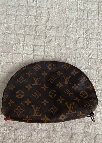 Kahverengi Deri Kadın Clutch Çanta - Görsel 2