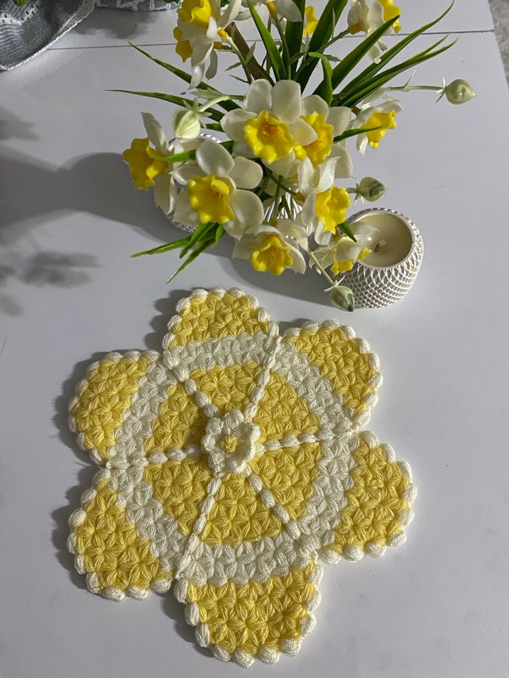 Pastel Renkli El Örgüsü Banyo lifleri - Görsel 5