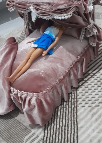 barbie yatak - Görsel 6