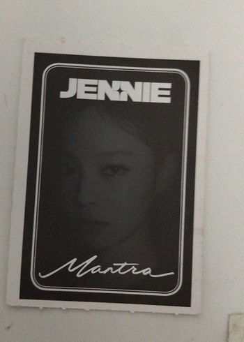 3lü Jennie Kim mantra özel fotocard(kaplana yapilacaktir) - Görsel 6