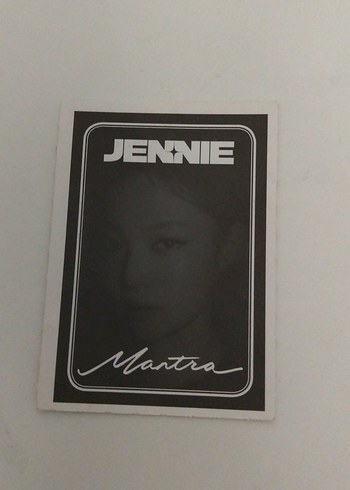 3lü Jennie Kim mantra özel fotocard(kaplana yapilacaktir) - Görsel 5