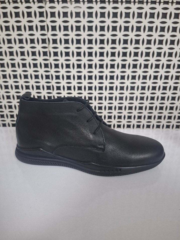 Siyah Erkek Ofis Botu - Görsel 2