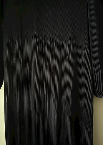 Kadın Lacivert Uzun Pileli Elbise - Görsel 2