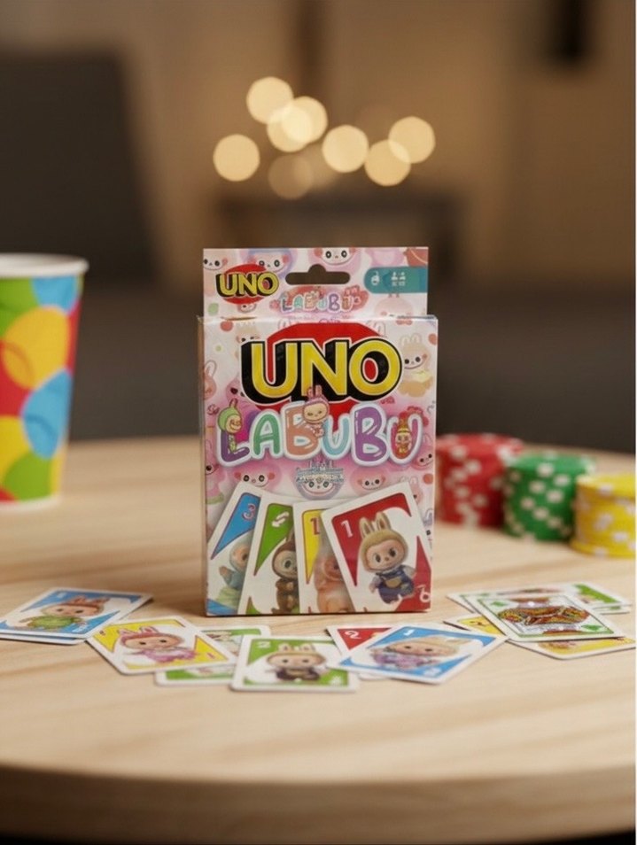 Renkli UNO Kart Oyunları Seti - Görsel 2