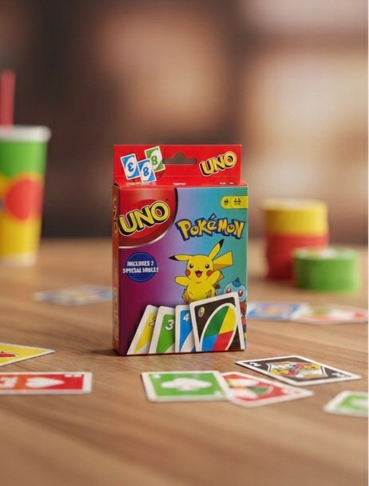 Renkli UNO Kart Oyunları Seti - Görsel 4