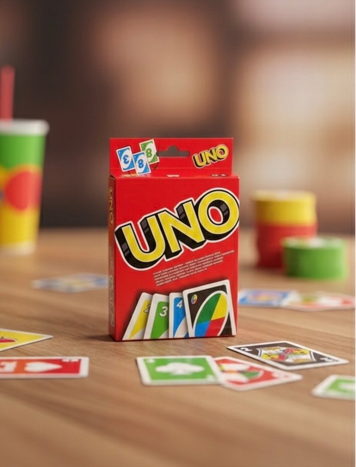 Renkli UNO Kart Oyunları Seti - Görsel 5
