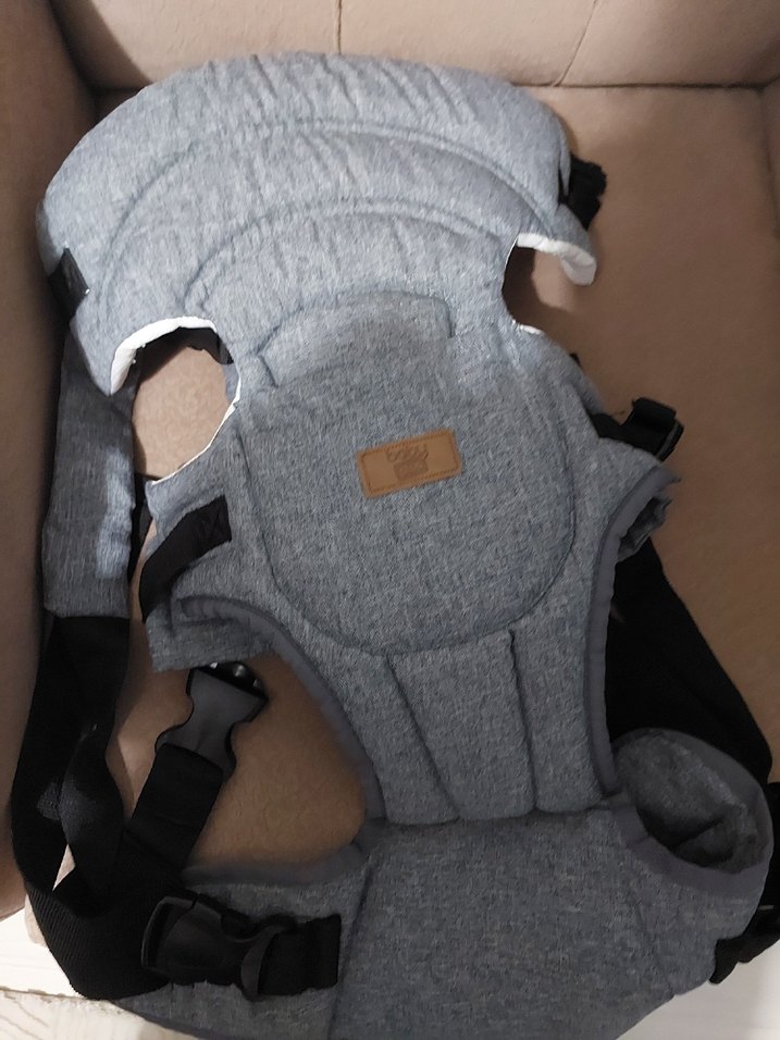 Gri Bebek Taşıyıcı Kanguru - Görsel 2