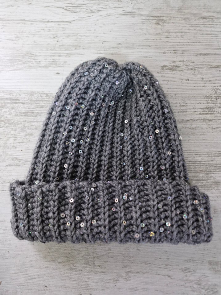 Kadın ve Erkek Gri Triko Bere.Sevgililer günü için. - Görsel 2