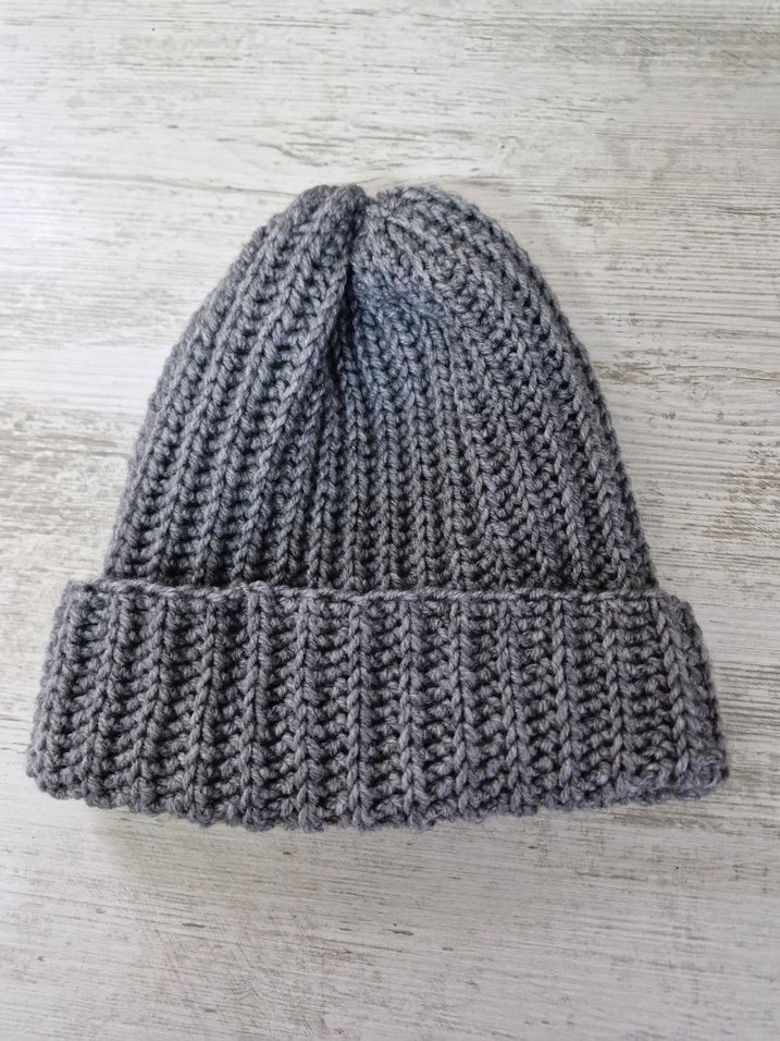 Kadın ve Erkek Gri Triko Bere.Sevgililer günü için. - Görsel 3