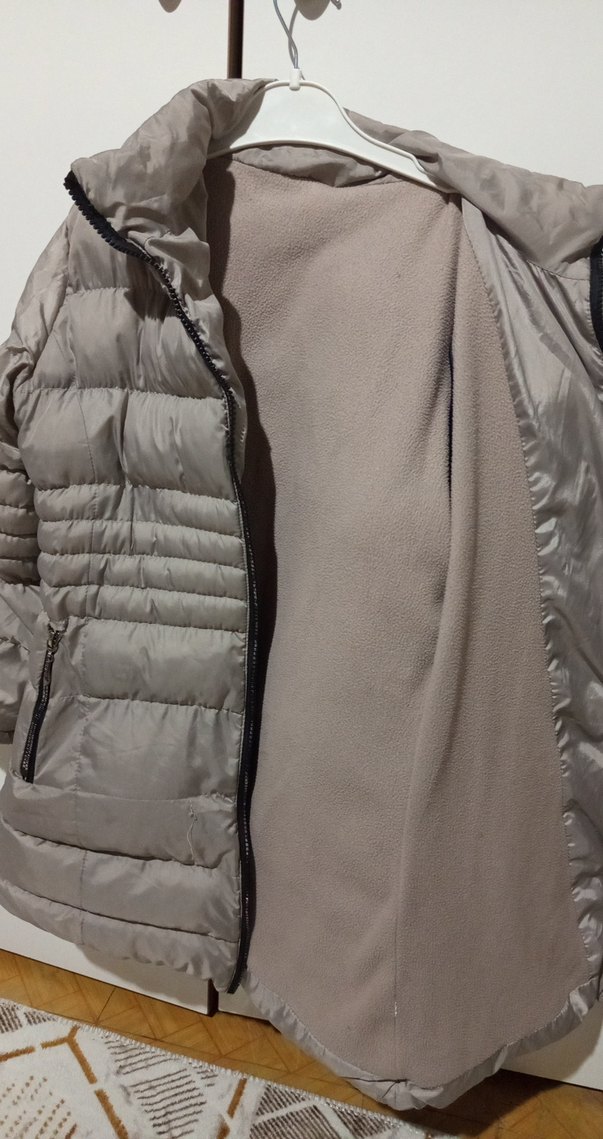 Gri çocuk mont - Görsel 2