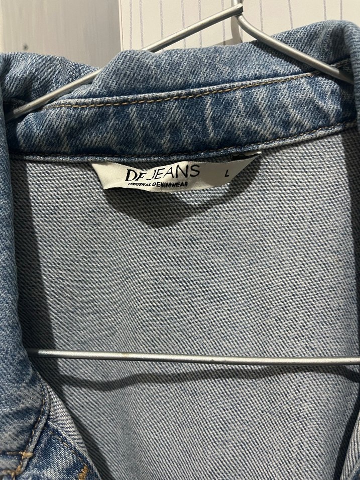 Düğmeli Kadın Kot Yelek - Görsel 3