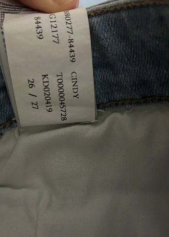 mavi jean Kadın Açık Mavi Denim Günlük Kot Pantolon - Görsel 3