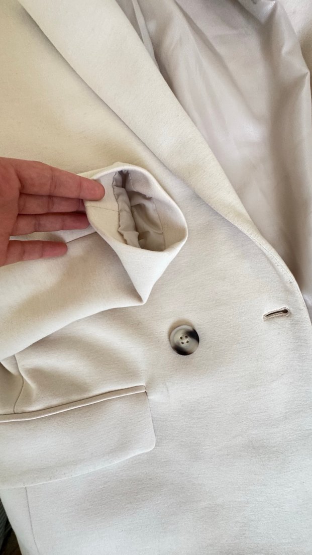 Düğmeli Blazer Kadın Ceket - Görsel 2