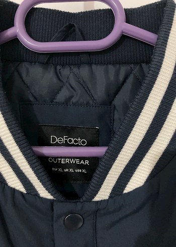 Erkek Defacto Kolları Deri Kolej Ceketi - Görsel 4