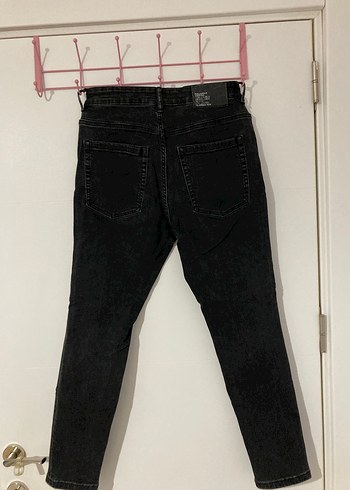 Gri Erkek Denim Kemerli Jean - Görsel 3