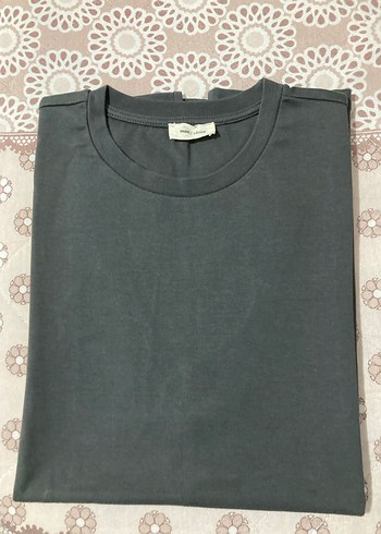 Antrasit Oversize Erkek Tişört - Görsel 3