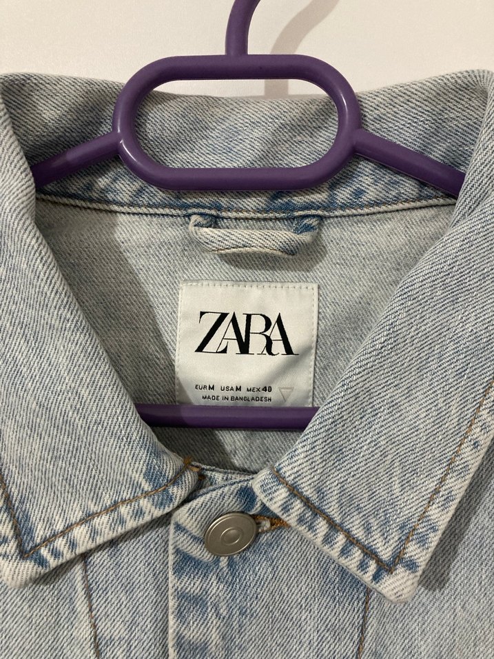 Zara Oversize Denim Erkek Ceket - Görsel 5