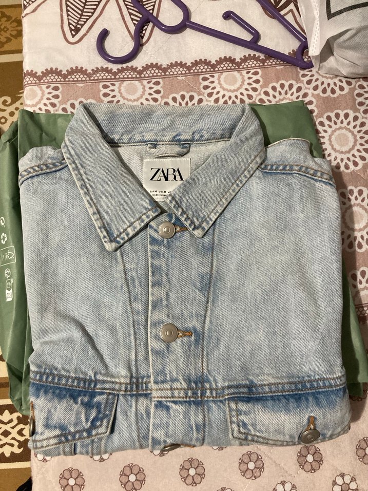 Zara Oversize Denim Erkek Ceket - Görsel 4