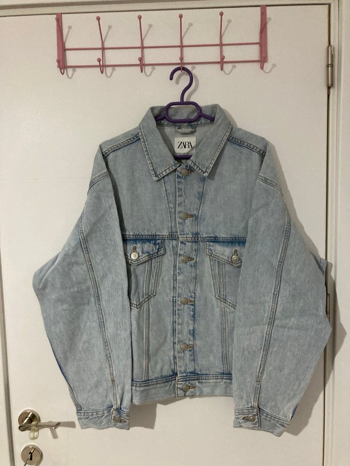 Zara Oversize Denim Erkek Ceket - Görsel 2