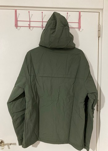 Haki Kapüşonlu Erkek Street Wear Mont - Görsel 2