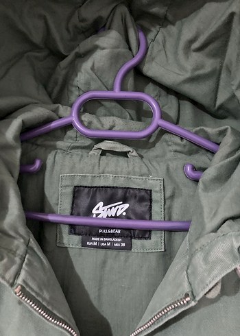 Erkek Haki Kapüşonlu Fermuarlı Ceket - Görsel 6