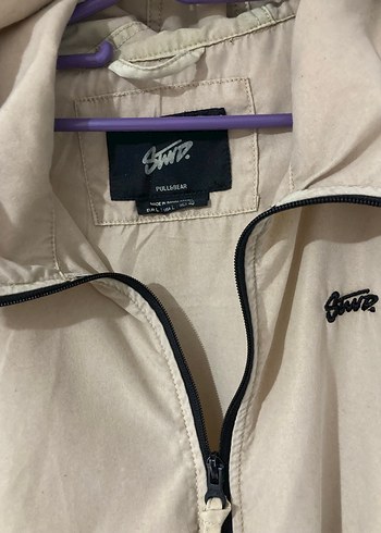 Bej Kapüşonlu Fermuarlı Erkek Ceket - Görsel 4