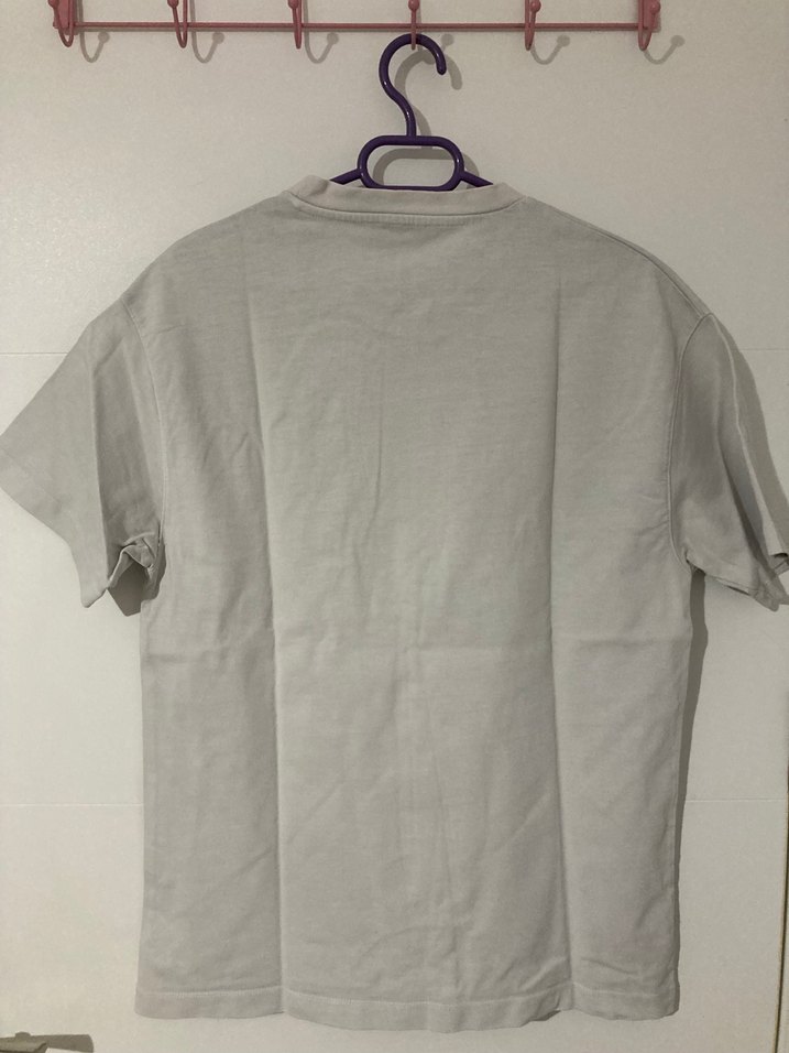 Beyaz Kısa Kollu Basic Tişört - Görsel 2