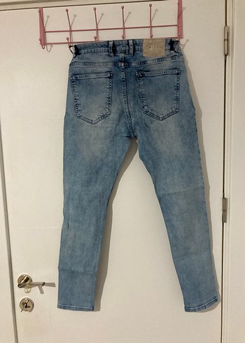 Erkek Mavi Kot Pantolon - Görsel 3