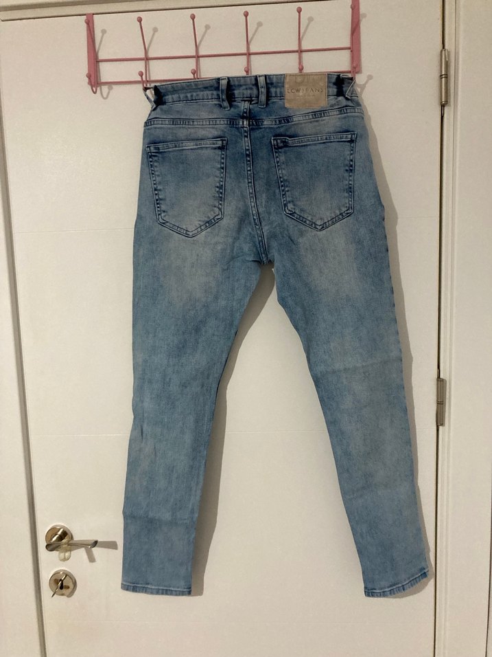 Erkek Mavi Kot Pantolon - Görsel 3