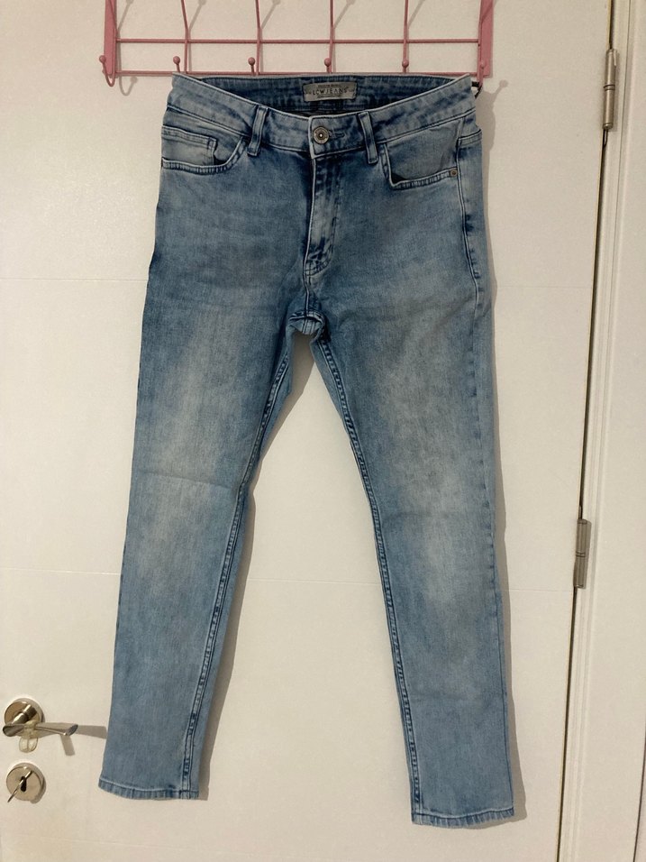 Erkek Mavi Kot Pantolon - Görsel 2