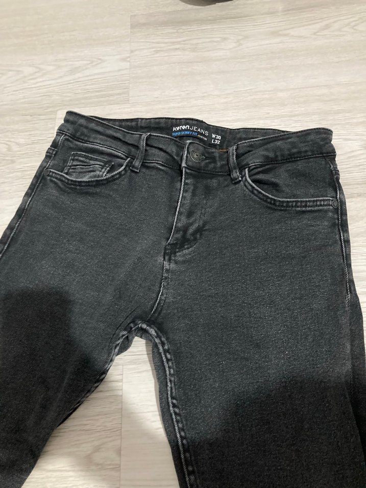 Koton Siyah Erkek Skinny Jeans - Görsel 3