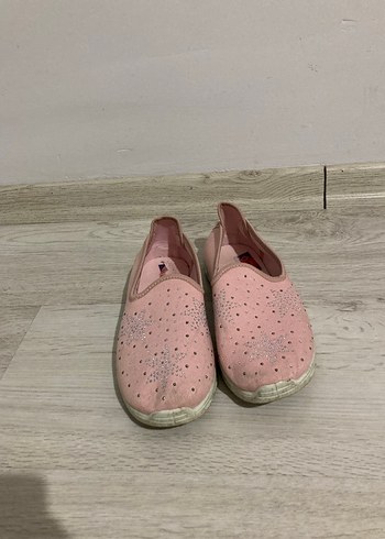 Pastel Pembe Kadın Bez Spor Ayakkabı - Görsel 2