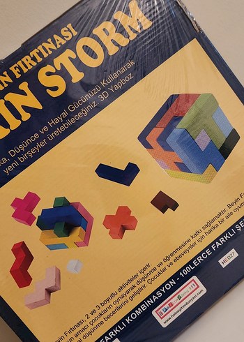 Beyin Fırtınası 3D Ahşap Yap- Boz Zeka Geliştiren Blok Oyuncak - Görsel 4