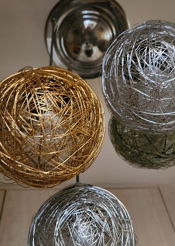 Çok Renkli İpli Modern Sarkıt Avize - Görsel 3