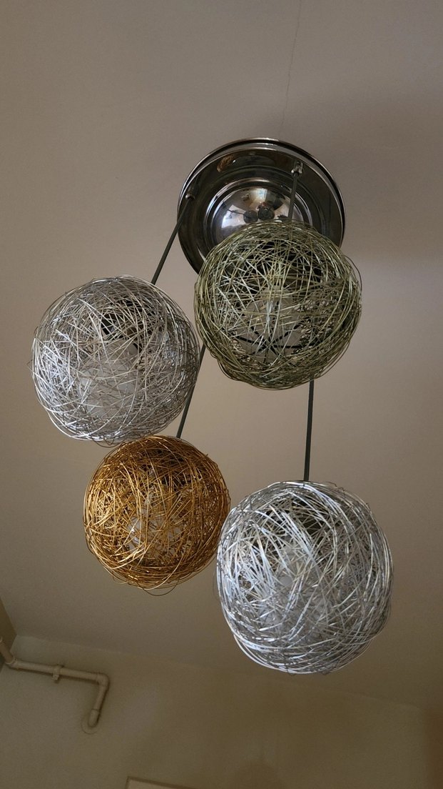 Çok Renkli İpli Modern Sarkıt Avize - Görsel 2