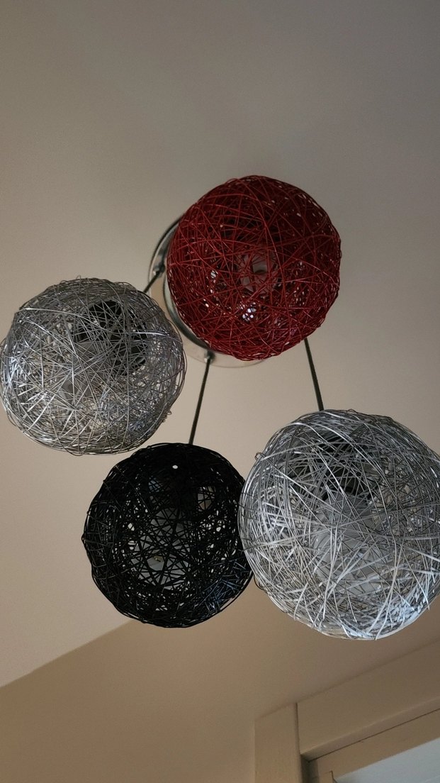 Çok Renkli İpli Modern Sarkıt Avize - Görsel 3