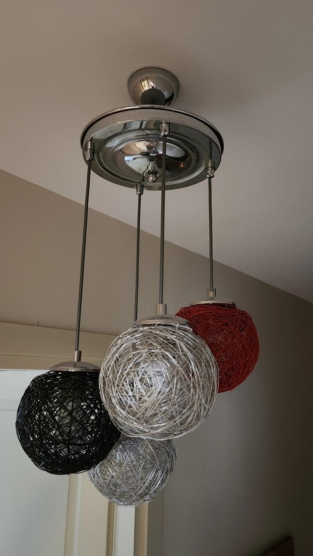 Çok Renkli İpli Modern Sarkıt Avize - Görsel 2