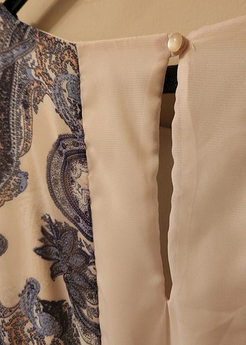 Bohem Şal Desenli Kolsuz Uzun Kadın Elbise - Görsel 10