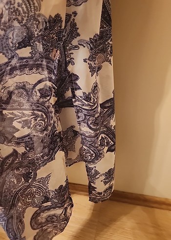 Bohem Şal Desenli Kolsuz Uzun Kadın Elbise - Görsel 14