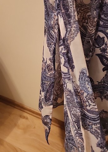 Bohem Şal Desenli Kolsuz Uzun Kadın Elbise - Görsel 13