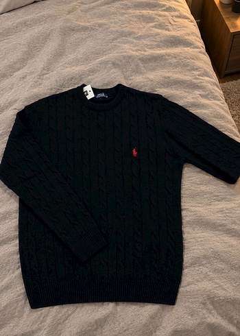 Polo Ralph Lauren Siyah Kalin Triko Kazak