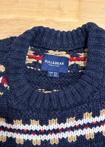 Çok Renkli Bohem Erkek Kazak - Görsel 3