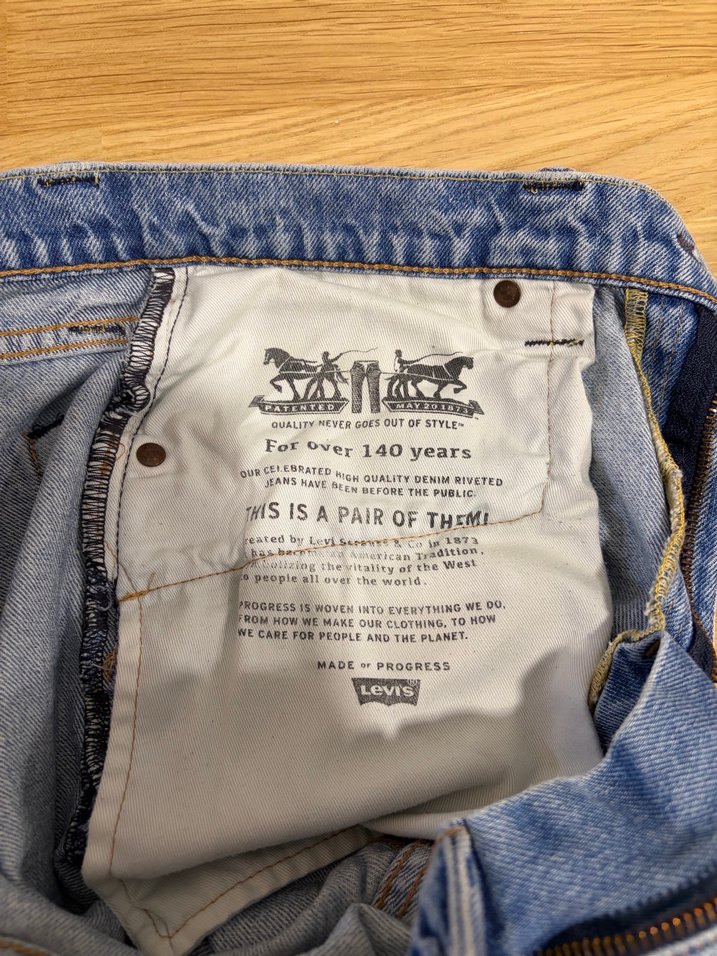 Erkek Mavi Denim Normal Boy Kot Pantolon - Görsel 5