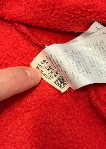 Columbia Kırmızı-Siyah Fermuarlı Erkek Polar - Görsel 5