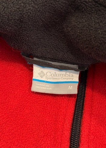 Columbia Kırmızı-Siyah Fermuarlı Erkek Polar - Görsel 2