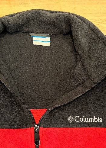Columbia Kırmızı-Siyah Fermuarlı Erkek Polar - Görsel 3