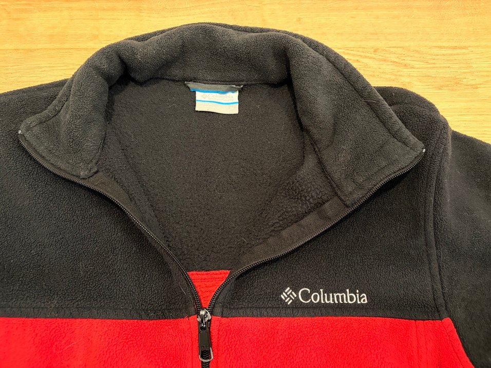 Columbia Kırmızı-Siyah Fermuarlı Erkek Polar - Görsel 3