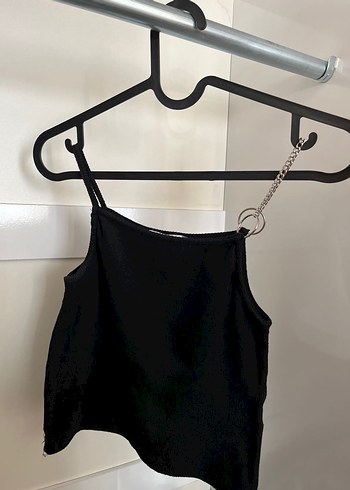 Zincir Detaylı Siyah Büstiyer - Görsel 2